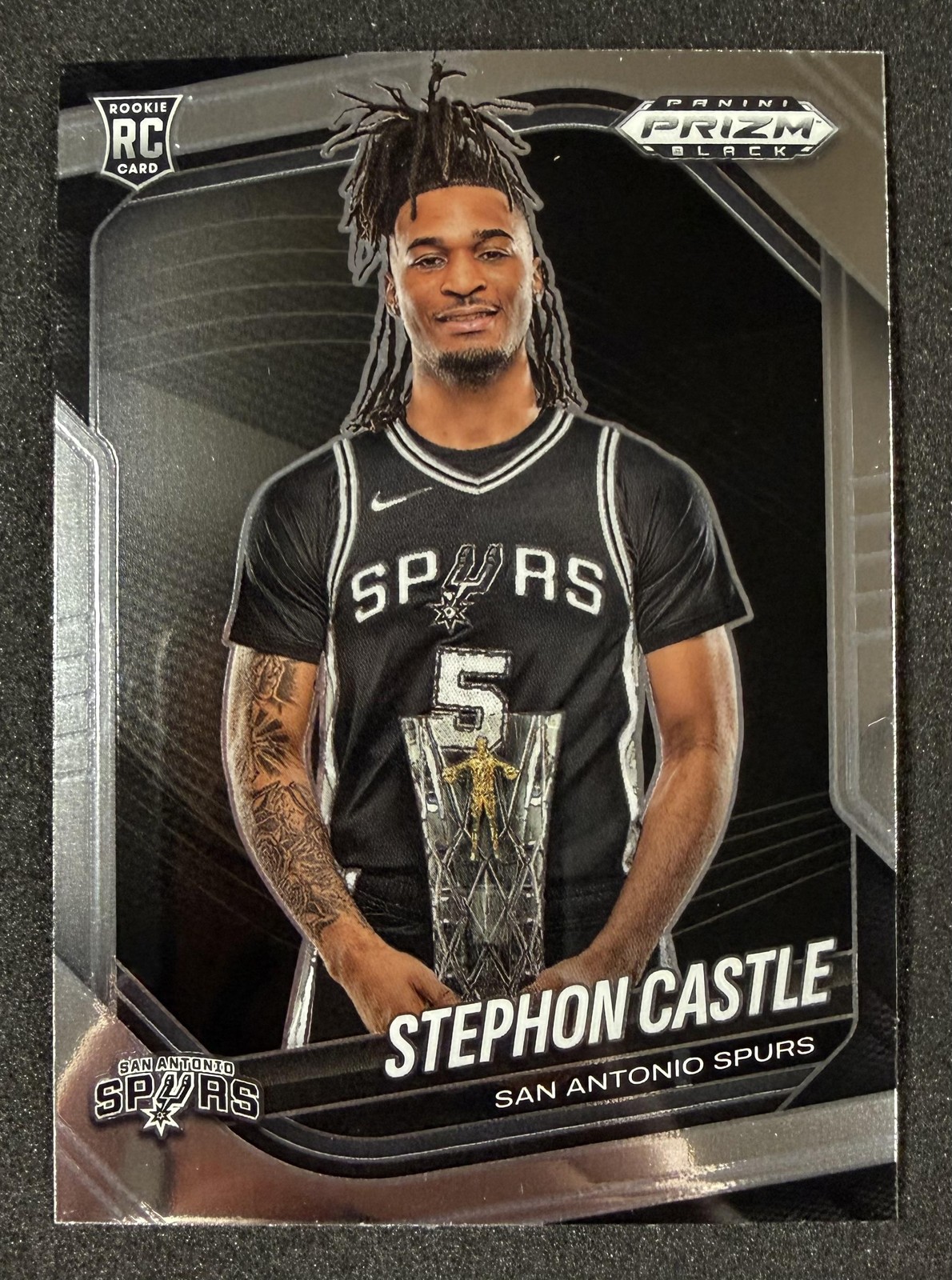 Stephon Castle 2024-25 Panini Prizm Black #96