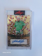 2025 LEAF METAL HAPPY HOLIDAY SUPER PRISMATIC GOLD JOHN DALY AUTO AUTOGRAPH 1/1