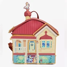 Bioworld Bluey Heeler House Figural Mini Backpack - BoxLunch Exclusive