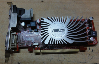 PCI-E Graphics Card ASUS Radeon 5450 EAH5450 512MB DDR2 SILENT DVI VGA HDMI
