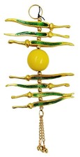 Metal Nazar Battu Wall Hanging Nimbu Mirchi Evil Eye Protection for Entrance