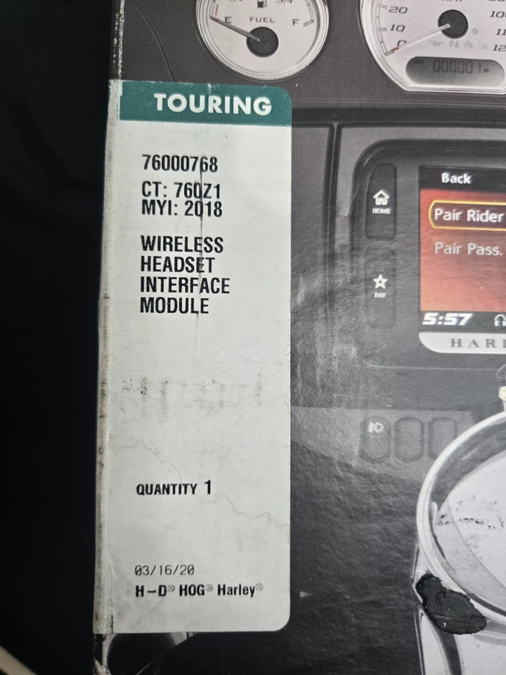 Harley Davidson Wireless Headset Interface Module & Boom Audio 10S Bluetooth... - Изображение 4 из 4