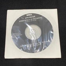 SEALED - Dell Reinstallation Disc CyberLink, PowerDVD DX 8.0 Software CD