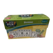 Teacher Created Resources Power Pen Learning Cards DIVISION Grades 3-5 NEW