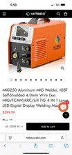 200A Aluminum MIG Welder 110V/220V MIG TIG MMA Gas /Gasless 4IN1 Welding Machine