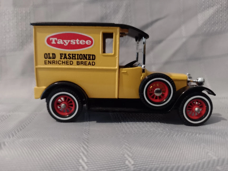 MATCHBOX MODELS OF YESTERYEAR 1927 TALBOT Y-5 TAYSTEE ENRICHED BREAD BLACK BASE - Image 3 of 4