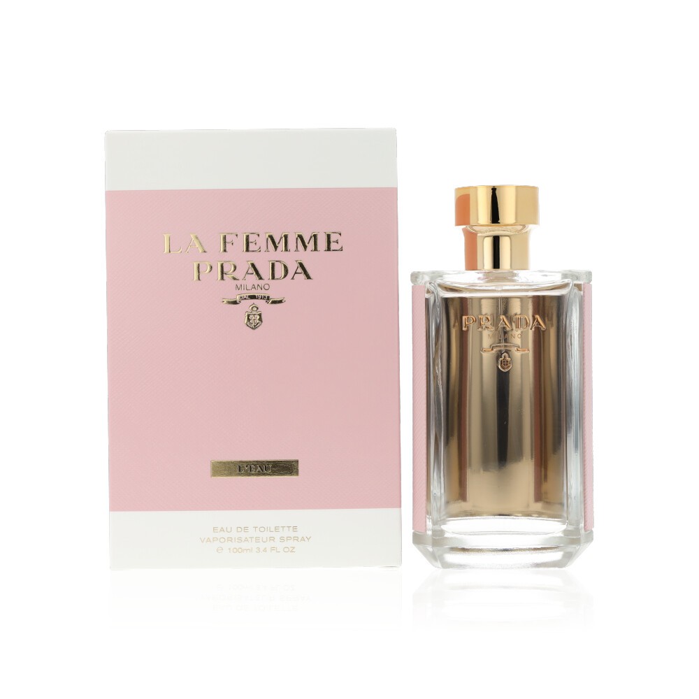 Prada La Femme L'Eau Eau de Toilette 100ml Spray - For Her- Free P&P