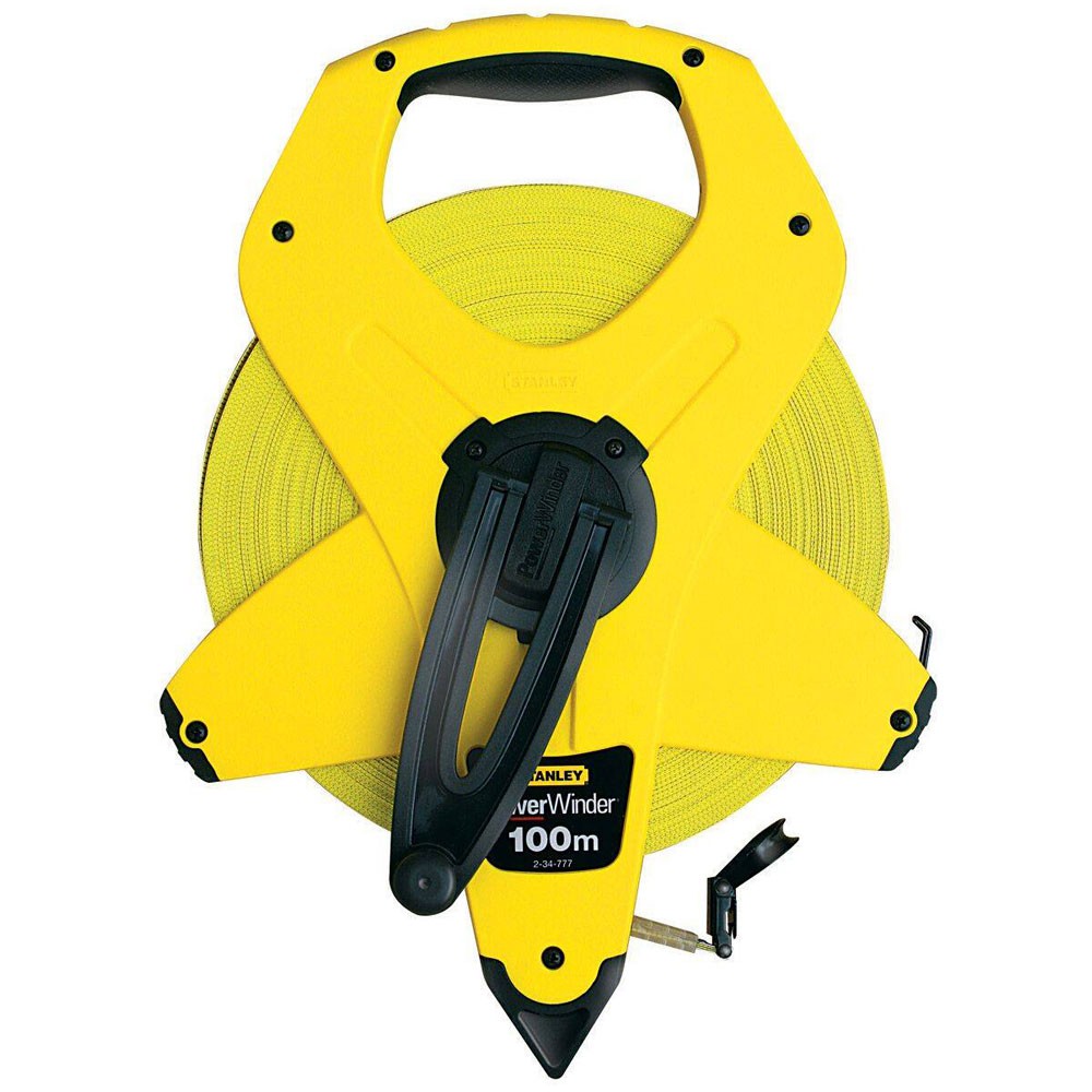 Stanley PowerWinder Tape Measure 100m Fibre Glass Durable