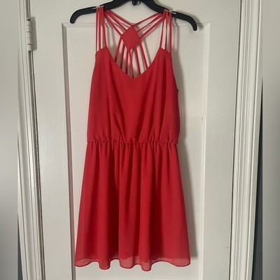 BCX Vibrant Coral Dress Size Large