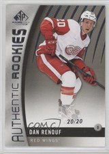 2017-18 SP Game Used Authentic Rookies 20/20 Dan Renouf #159 2u9