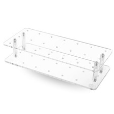 Goabroa Cake Pop Stand, 21 Holes Clear Acrylic Cakepops Display 
