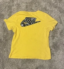 Nike Swingman T-Shirt AV9956-741 Yellow Scorpio Men's Size M Pre Owned