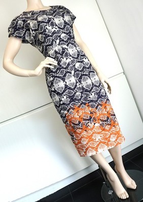 JASPER CONRAD Damen Kleid Etuikleid Coctailkleid Trend Animal Gr 40 wie NEU