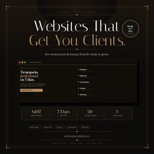 Web Design Services for Restaurants, Beauty & Ecommerce - Fast Delivery