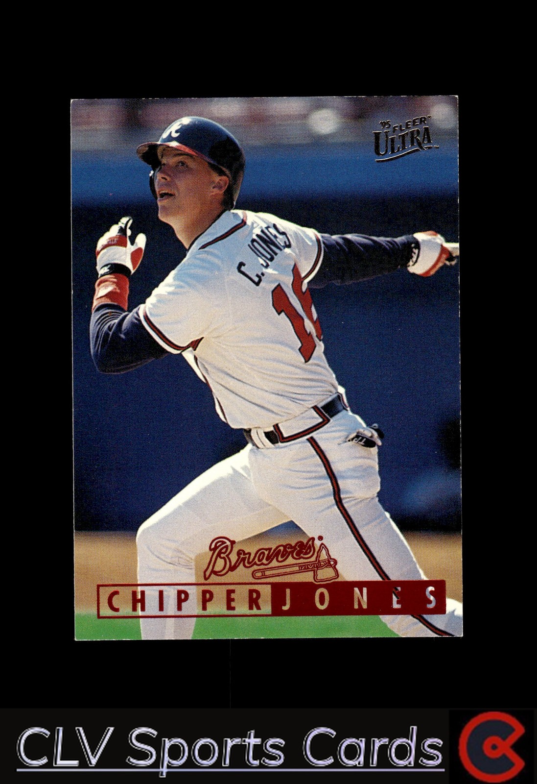 Chipper Jones #347 Baseball Cards 1995 Ultra trading card — raw and PSA graded price guide