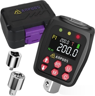 Drehmomentadapter digital 1 2 Zoll 10-200 Nm Drehmomentschlüssel Werkstatt Auto