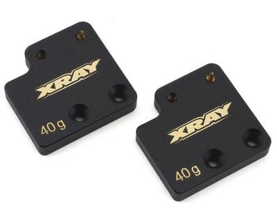XRA309861  XRAY X1 T4'19 -21  Short LiPo Balancing Chassis Weight (2) (40g)