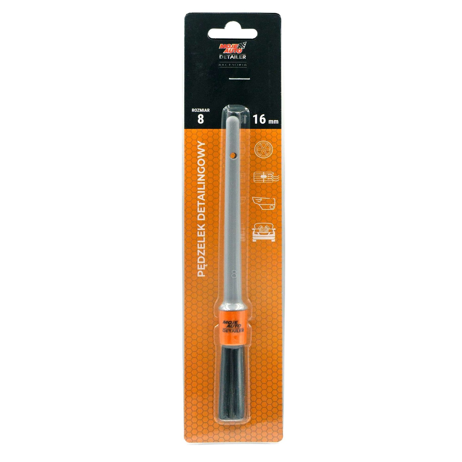 ✅Fits MOJE AUTO - DETAILER 19-657 detailing brush ""8"" 16mm ⭐UK Seller⭐ - Image 2