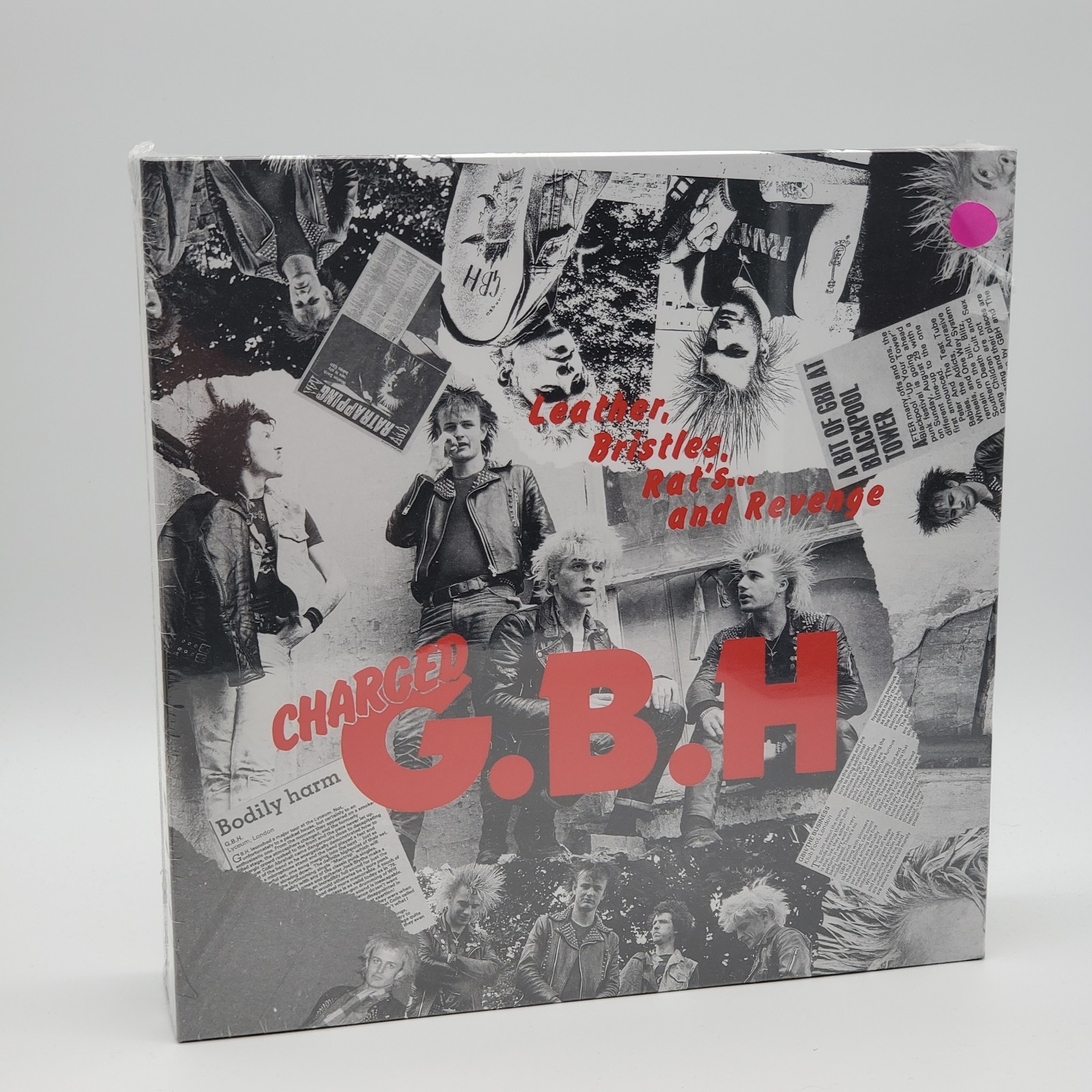 GBH - Box Set First 3 LPs Leather Bristles Studs Rats And Revenge Vinyl KBD Rare