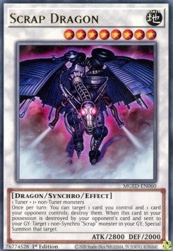 YuGiOh Scrap Dragon MGED-EN060 Rare Englisch NM 1st