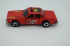 Vintage 1983 HOT WHEELS 'Crack-Ups' Fire Chief Car Dept. Red Loose NRMT
