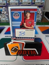 2023 Panini USA Stars & Stripes Joshua Springer Autograph #NTDP-JS