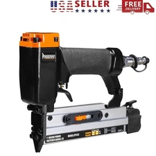 Pneumatic 23-Gauge 1" Micro Pinner Ergonomic Lightweight Nail Gun for Moulding