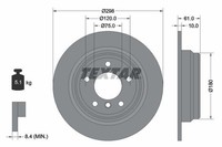 Textar Bremsscheiben Textar PRO Ø 298Mm Voll Beschichtet FüR BMW 92076603
