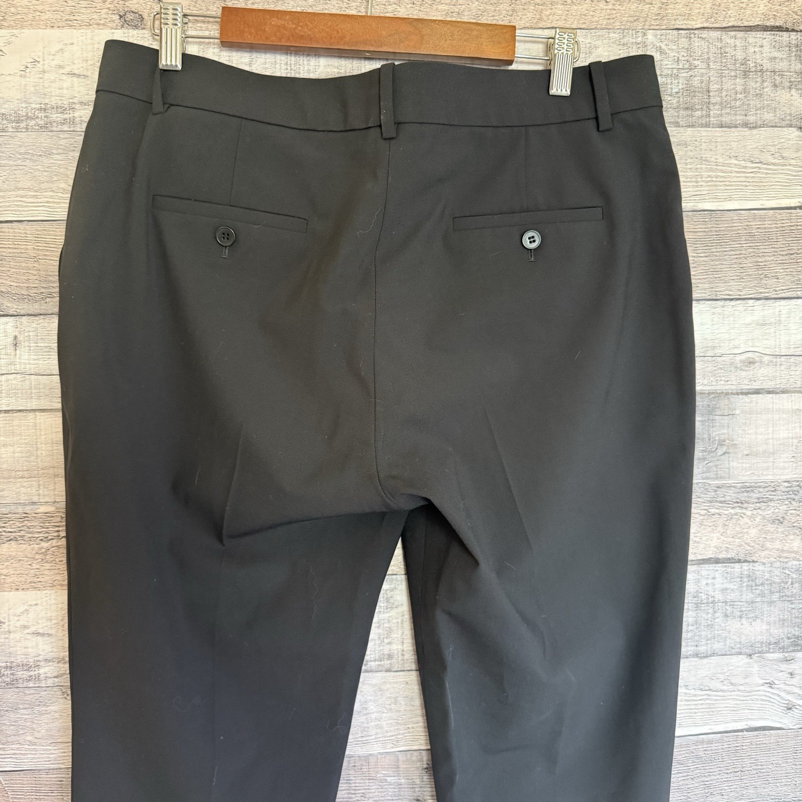 THEORY Treeca 2 Pants Traceable Wool Cropped Tail… - image 4