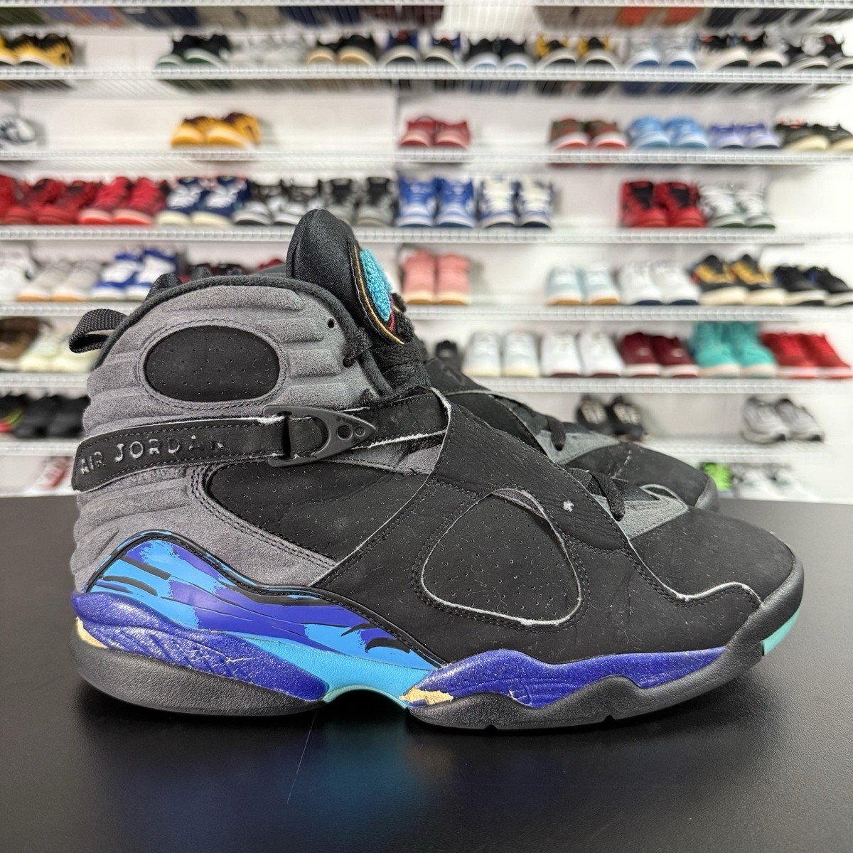 Nike Air Jordan 8 Retro Aqua 2015 305381-025 Men's Size 11.5 | eBay