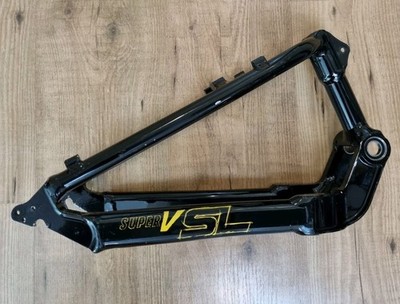 Cannondale Super V SL Alu Hinterbau in schwarz/gelb/silber glänzend GEBRAUCHT