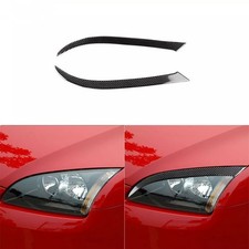 For Ford Focus 2005 Car Front Headlight Eyelid Eyebrow Cover Carbon Fiber Decal For Ford Focus 2005 Car Front Headlight Eyelid Eyebrow Cover Carbon Fiber Decal