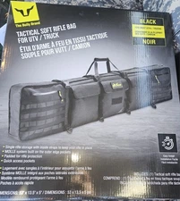 UTV Black Gun Carrier Holder Tool Rack Storage Bags Soft Case Rifle Organizer