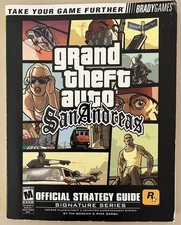 Grand Theft Auto San Andreas Brady Strategy Guide + Poster  Signature Series GTA