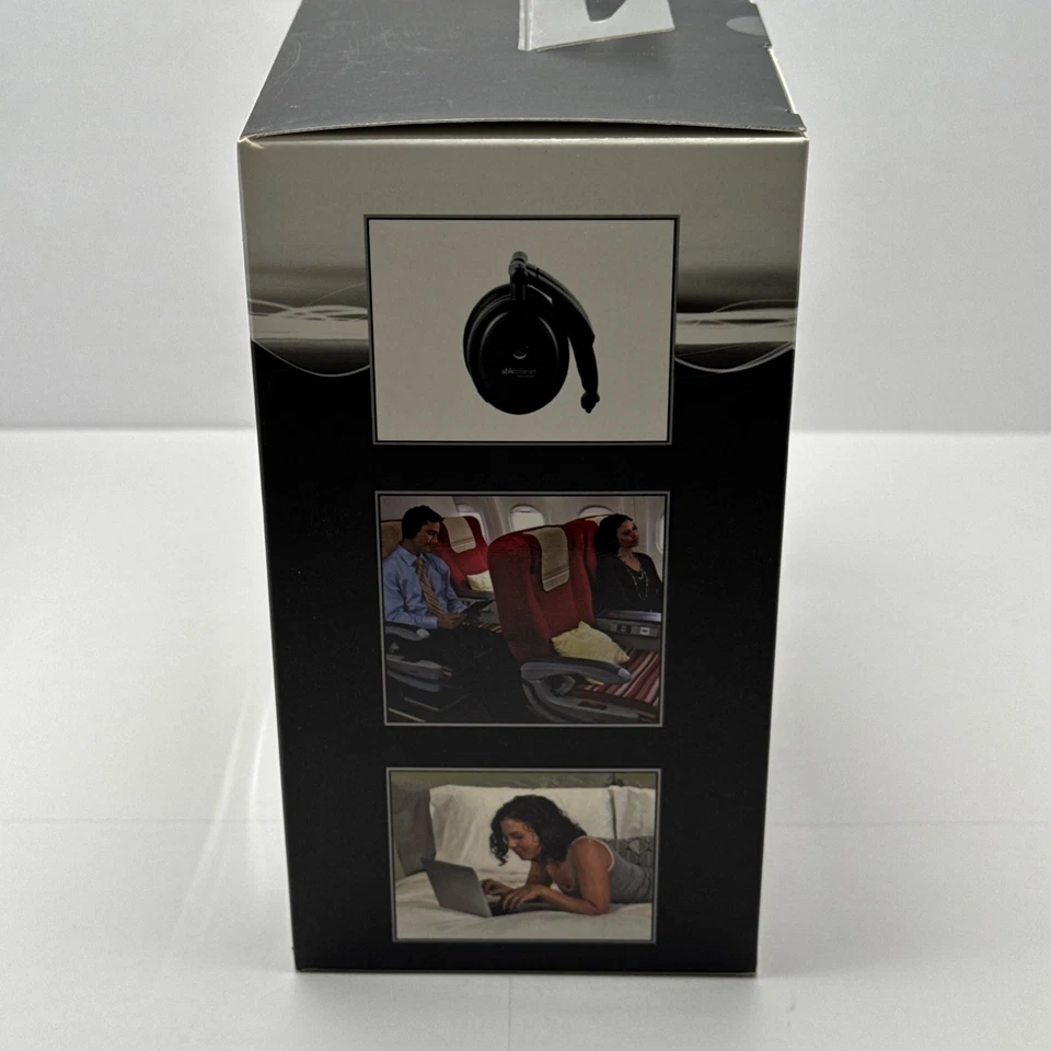 AblePlanet Linx Audio Foldable Noise Canceling Headphones NC180B Black - New - Image 3 of 4