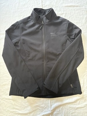 Sonic Women's Black Full Zip Jacket with Zipped Pockets SDN 776 BK Size M