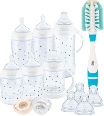 NUK Smooth Flow Anti Colic Baby Bottle Newborn Gift Set Fast Ship