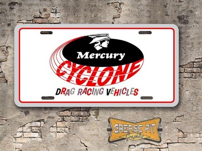 Mercury Comet Cyclone Drag Racing Vehicles Novelty License Plate - Choose Color