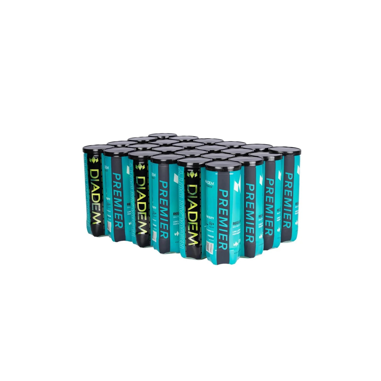 Diadem Premier Regular Duty Tennis Balls, Clay Court Case
