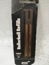 Montblanc Rollerball Refill Medium Point 16303C / BLACK FITS MODEL 163