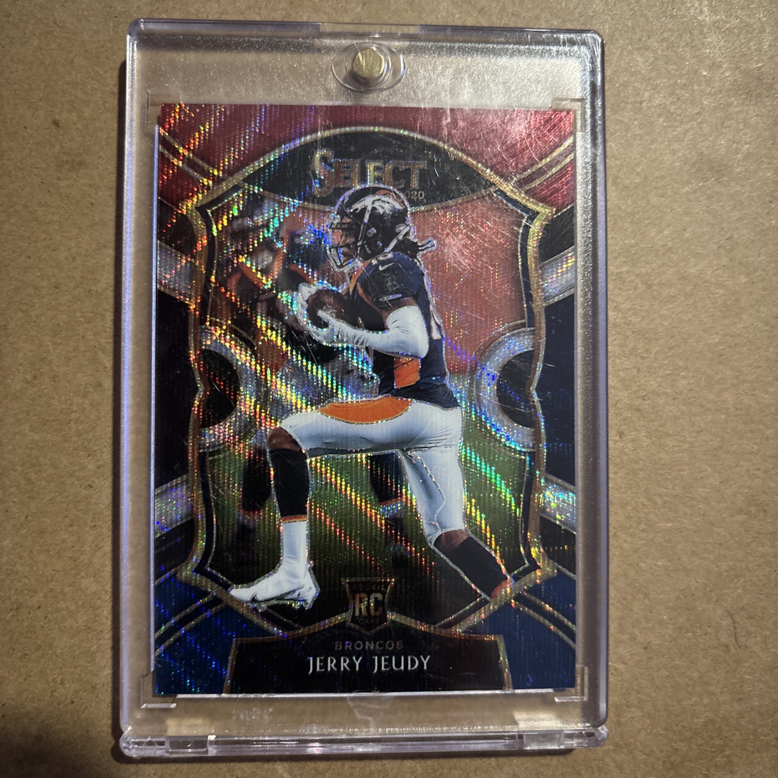 2020 Panini Select - Concourse Jerry Jeudy #56 Tri-Color Prizm /199 (RC)