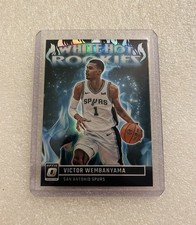 2023 Donruss Optic White Hot Rookies Victor Wembanyama #2 Purple Prizm (RC) ROY