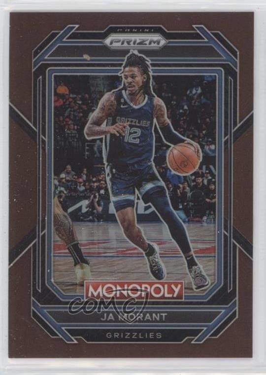 2022-23 Panini Prizm Monopoly Brown Prizm 5/249 Ja Morant #43 1a16