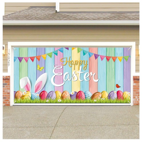 Easter Garage Door Decoration Happy Easter Garage Door Banner Large Easter Bu