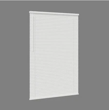 Cordless Light Filtering Mini Blind - 34.5" W x 36" L - White