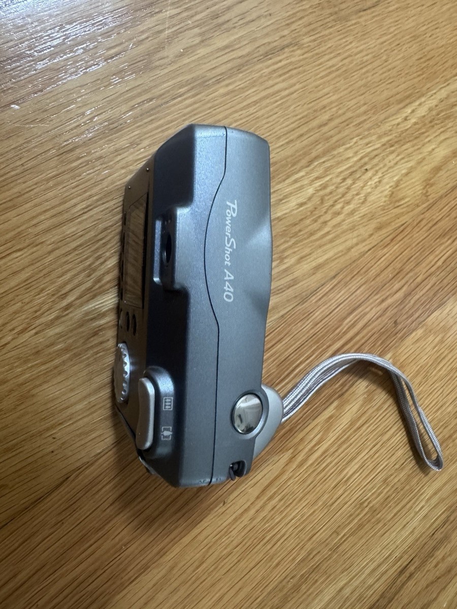 Canon Digital Camera PowerShot A40 2.0MP Silver Tested | eBay