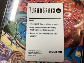 Space Harrier (TurboGrafx-16, 1988) CIB Manual Tested