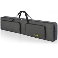 AKOZLIN 88-Key Padded Keyboard Gig Bag Portable Foldable Electric Piano Case ...
