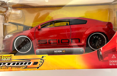Jada Toys SCION TC Import Racer D RED Diecast Model Car 1:24 Scale