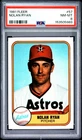 153505989 Nolan Ryan 1981 Fleer #57 PSA 8
